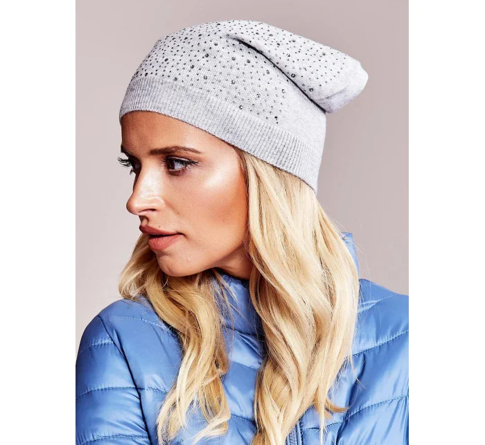 Dámská čepice AT CZ 1716501 světle šedá