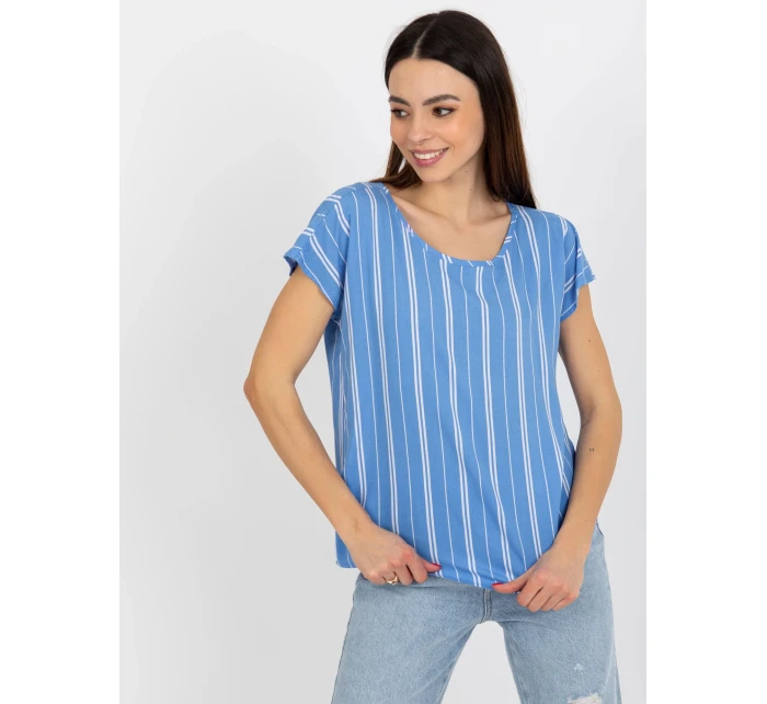 Dámská halenka D73771R10978Q modrá - FPrice