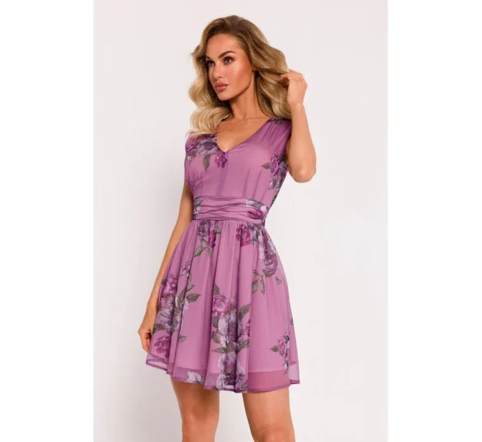 M782 Šifonové mini šaty - model 3