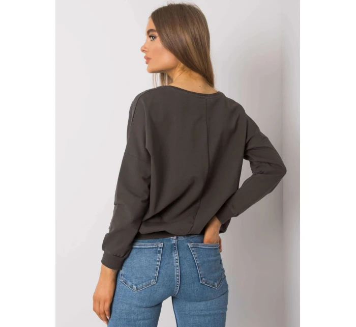 Dámská mikina RV BL 0192.55P Tmavá khaki - FPrice Dámská mikina RV BL 0192.55P Tmavá khaki - FPrice