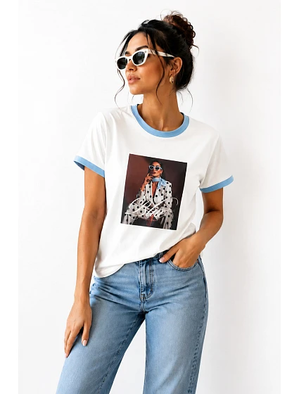 model 22175869 BLOUSE - OFF PINK