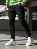 FashionStreet pánská zeleno-černá tepláková souprava AX0646 FashionStreet pánská zeleno-černá tepláková souprava AX0646