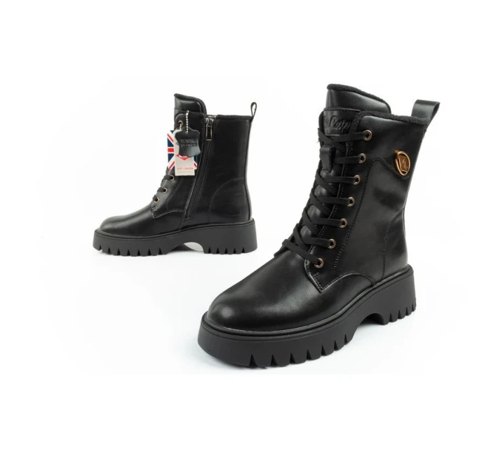 Lee Cooper boty dámské trapperské boty kožené zateplené dámské boty