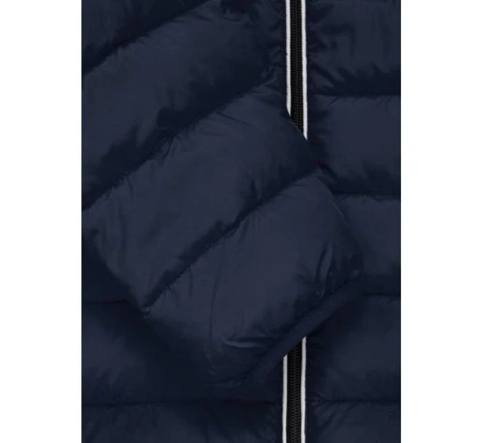 Pit Bull West Coast Padded model 21927423 pánská zimní bunda tmavě modrá s kapucí