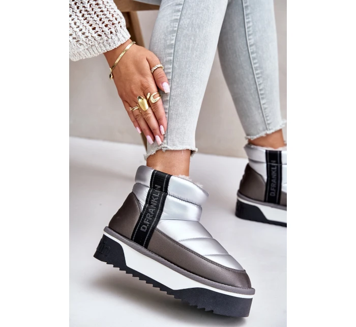 Nízké Sněhové Boty Na Podešvi  Stříbrné model 21674730 - D.Franklin