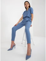 Spodnie model 21271929 niebieski - FPrice Spodnie model 21271929 niebieski - FPrice