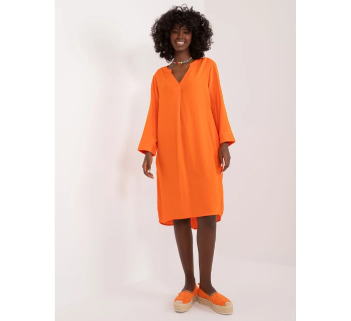 Šaty D73761M30430A oranžová