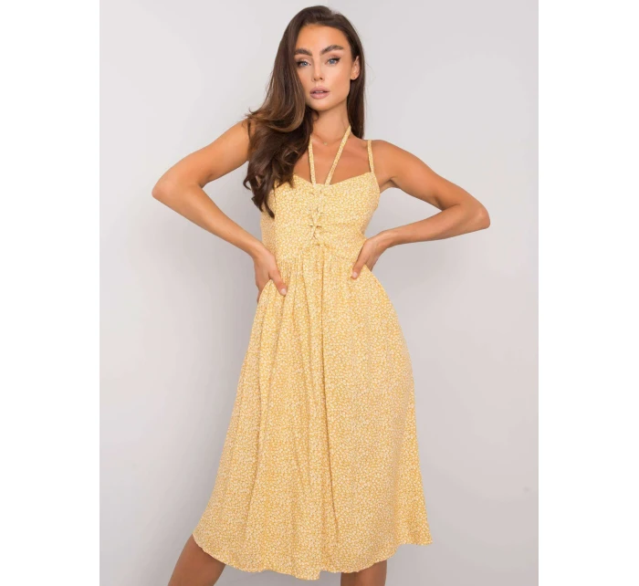 Šaty RO SK 8009 1.87P žlutá