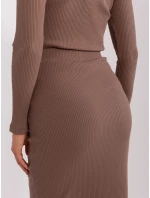 Spódnica RV SD model 18955469 brązowy - FPrice