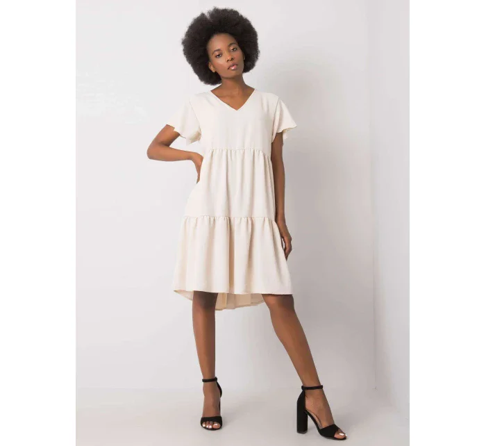 Šaty WN SK 842.01P světle béžová