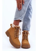 Dámské kožené trapery Hnědé Jette Dámské kožené trapery Hnědé Jette