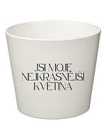 JSI MOJE NEJKRÁSNĚJŠÍ KVĚTINA - malý květináč