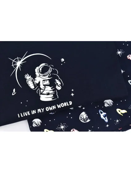 Pánská noční košile 15645 - 180 - Modrá - Vamp Pánská noční košile 15645 - 180 - Modrá - Vamp