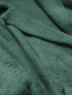 Vlněný přehoz přes oblečení typu "alpaka" v mořské zelené barvě (7108)