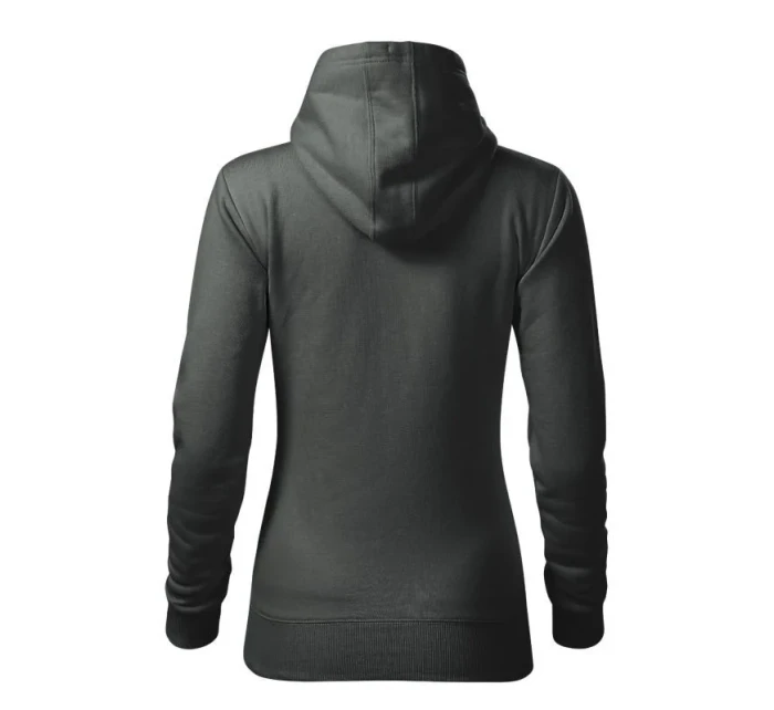 Malfini Cape Free W MLI-F1467 tmavě khaki mikina