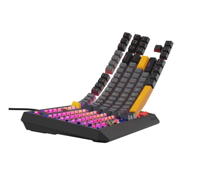 model 21491516 230 TKL Herní klávesnice USB + RF Wireless + Bluetooth QWERTY Černá, šedá, oranžová - Genesis model 21491516 230 TKL Herní klávesnice USB + RF Wireless + Bluetooth QWERTY Černá, šedá, oranžová - Genesis