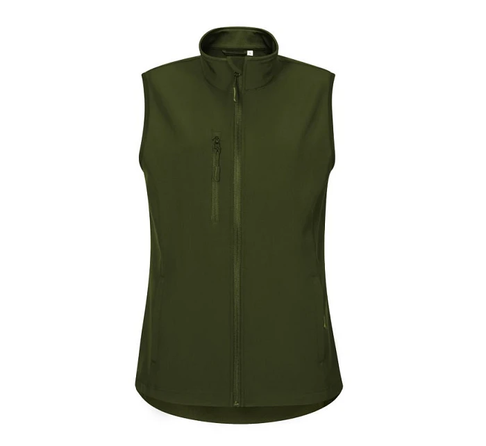Dámská softshellová vesta Trail (vojenská) Dámská softshellová vesta Trail (vojenská)