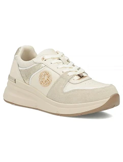 Dámské kožené polobotky béžové Filippo DP7769 dámské