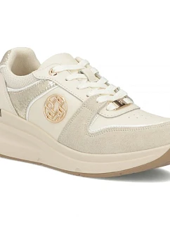 Dámské kožené polobotky béžové model 22116796 dámské - FILIPPO