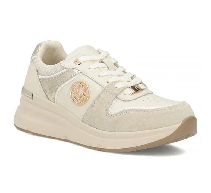 Dámské kožené polobotky béžové Filippo DP7769 dámské