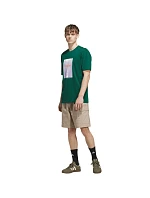 Pánské tričko  zelené, model 22318079 - ADIDAS