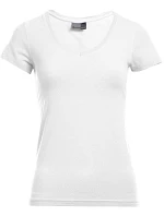 Dámské tričko Slim Fit s výstřihem do V 40. white model 22516010 - Promodoro Dámské tričko Slim Fit s výstřihem do V 40. white model 22516010 - Promodoro