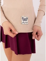 Bluzka CLM BZ model 20752445 beżowy - FPrice Bluzka CLM BZ model 20752445 beżowy - FPrice