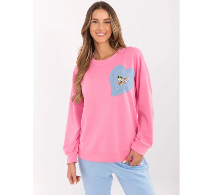 Mikina DHJ BL 20322.72 růžová