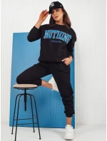 Dámský teplákový komplet NOTHING black FashionStreet AY0760