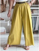 FLOWES pruhovaná sukně-kalhoty v hořčicové barvě Dstreet UY2589