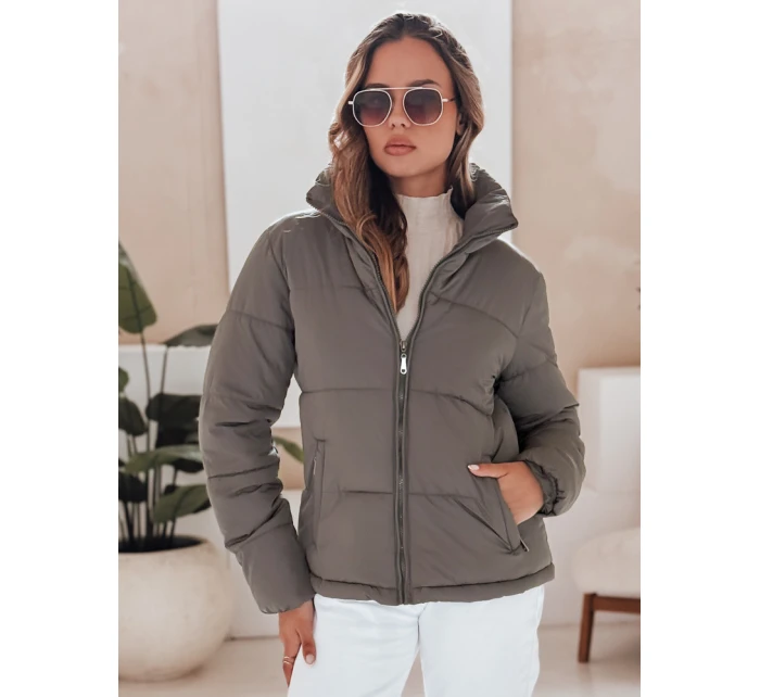 Dámská prošívaná bunda LAROSE šedá FashionStreet TY4944