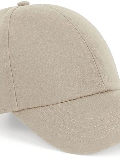 Beechfield B 54N 6 panelová kšiltovka z bio bavlny 53.0054 sand