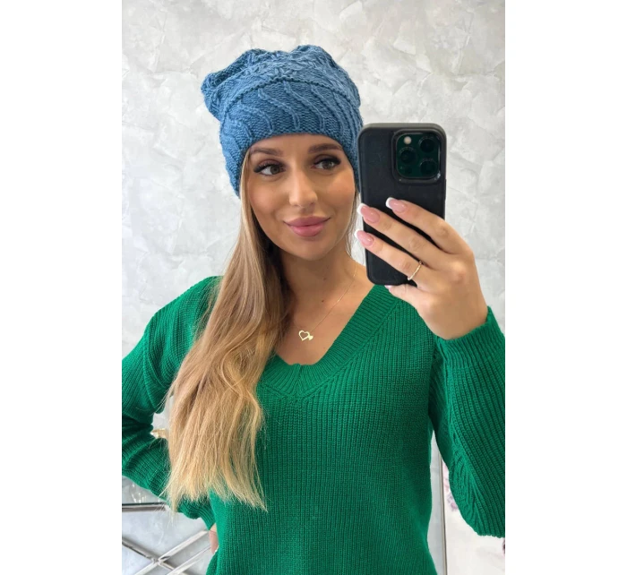 Dámská čepice Dagmara K332 dark denim