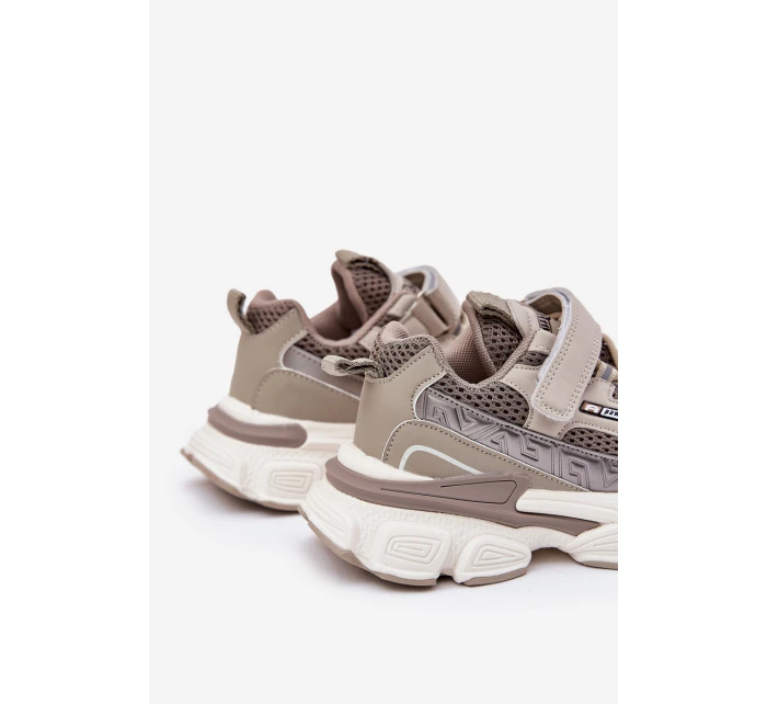 Tenisky Sportovní Boty Dětské Na Suchý Zip Khaki Ronivelle Tenisky Sportovní Boty Dětské Na Suchý Zip Khaki Ronivelle