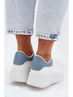 Dámské tenisky na platformě z umělé kůže model 22107415 - Boto Dámské tenisky na platformě z umělé kůže model 22107415 - Boto