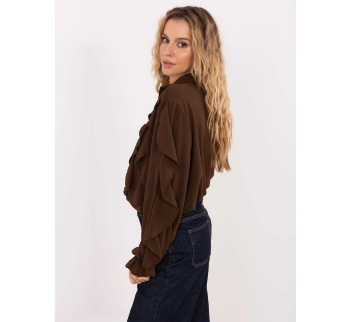 MI KS košile 92506.52 hnědá