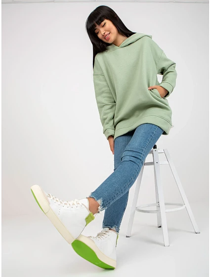 Bluza RV BL model 18627889 pistacjowy - FPrice Bluza RV BL model 18627889 pistacjowy - FPrice
