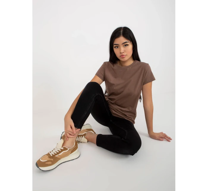 Dámské tričko RV TS 4623.40 hnědá Dámské tričko RV TS 4623.40 hnědá