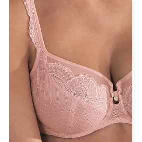 Dámská podprsenka Selma 5634 rosewood - RosaFaia