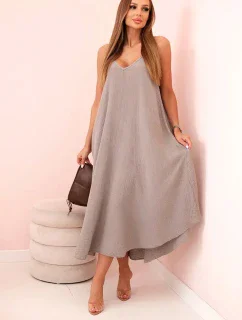 Mušelínové šaty na ramínka fango