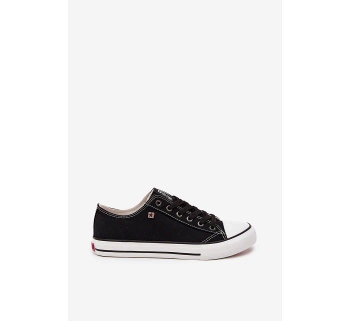 Pánské Nízké Textilní Tenisky Big Star DD174504 Černé