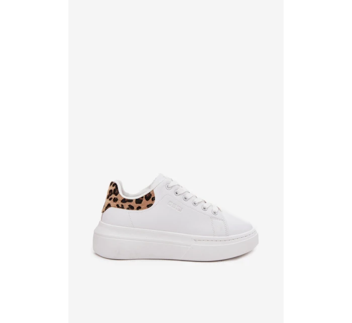 Dámské Tenisky Na Platformě Big Star model 21705702 Bílé Leopardí - Big Star Shoes Dámské Tenisky Na Platformě Big Star model 21705702 Bílé Leopardí - Big Star Shoes