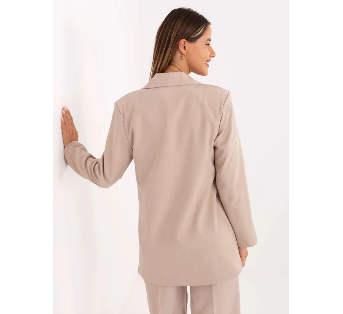 Marynarka IT MA model 21319884 beżowy - FPrice Marynarka IT MA model 21319884 beżowy - FPrice