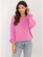 Sweter MI SW model 20535856 różowy - FPrice Sweter MI SW model 20535856 różowy - FPrice
