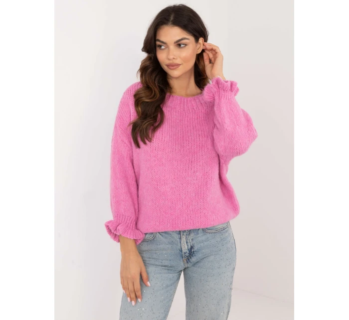 Sweter MI SW model 20535856 różowy - FPrice Sweter MI SW model 20535856 różowy - FPrice