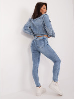 Spodnie jeans PM SP A535.32X jasny niebieski