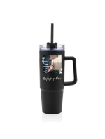 Personalizovaná termoska s průhledným víčkem - fotografie s mazlíčkem