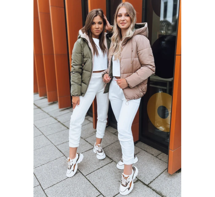 Dámská oboustranná péřová bunda VICTORIA SNUG zlatá FashionStreet TY3697 Dámská oboustranná péřová bunda VICTORIA SNUG zlatá FashionStreet TY3697