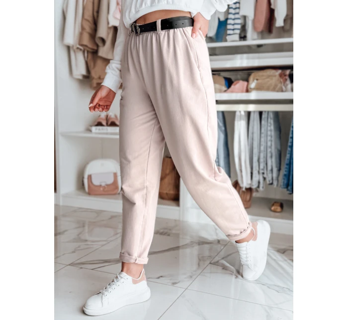 Dámské kalhoty chinos s páskem růžová Dstreet model 21986265 - FashionStreet Dámské kalhoty chinos s páskem růžová Dstreet model 21986265 - FashionStreet