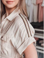 LOVE béžové maxi šaty Dstreet model 21988945 - FashionStreet